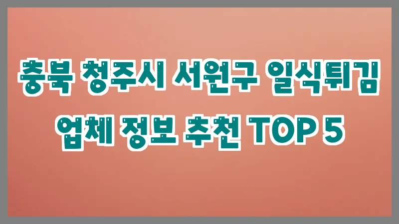충북 청주시 서원구 일식튀김