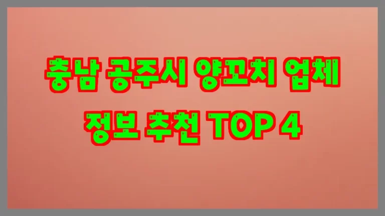 충남 공주시 양꼬치 업체 정보 추천 TOP 4