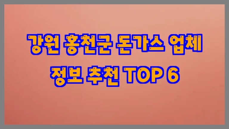 강원 홍천군 돈가스 업체 정보 추천 TOP 6