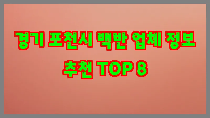 경기 포천시 백반