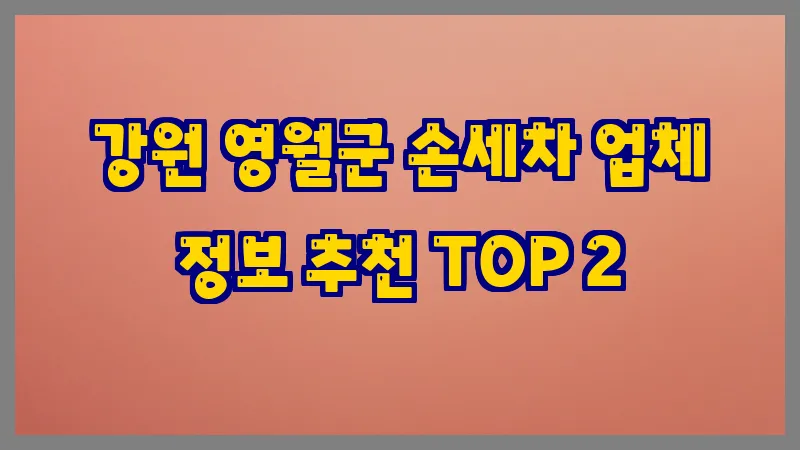 강원 영월군 손세차