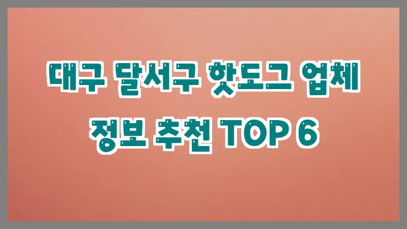 대구 달서구 핫도그