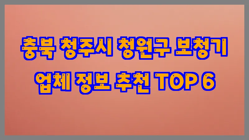 충북 청주시 청원구 보청기