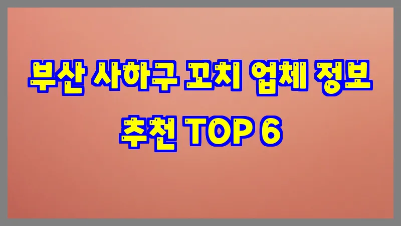 부산 사하구 꼬치