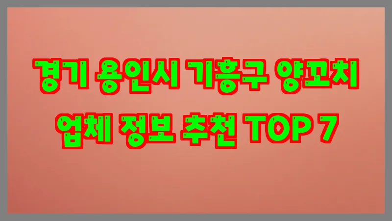 경기 용인시 기흥구 양꼬치