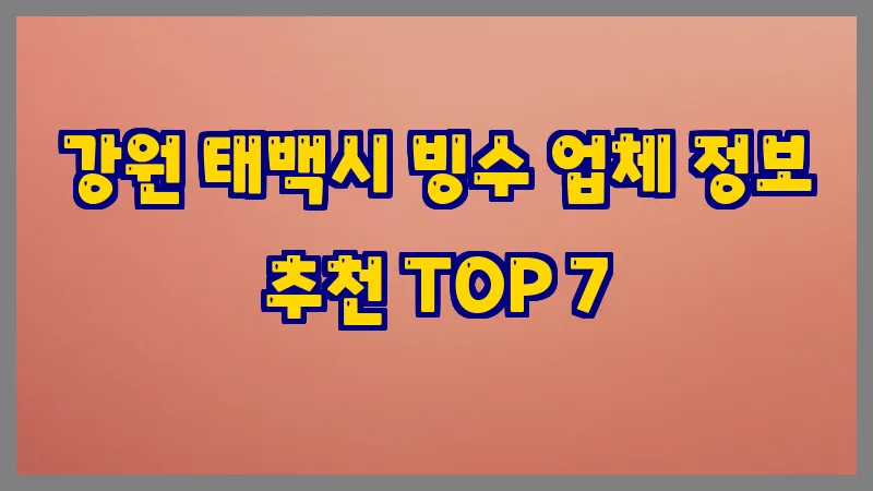 강원 태백시 빙수