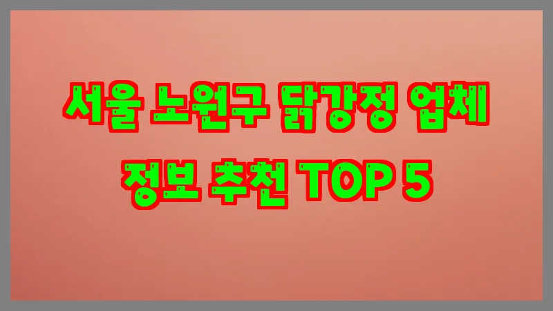 서울 노원구 닭강정