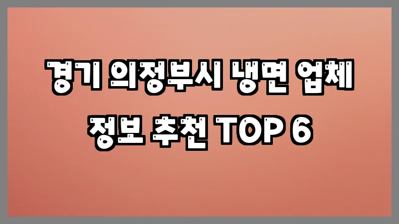 경기 의정부시 냉면