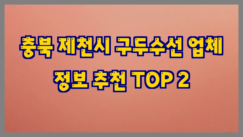 충북 제천시 구두수선