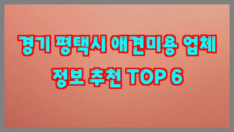 경기 평택시 애견미용