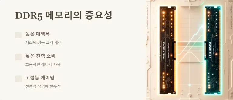 DDR5 메모리 가성비 비교 Kingston Fury vs Corsair Vengeance