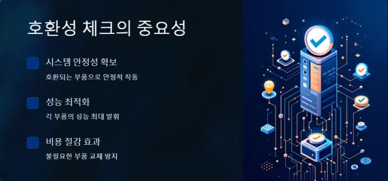 컴퓨터 부품 호환성 체크 방법 총정리