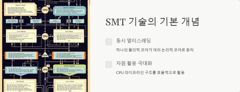 CPU SMT 기술로 성능 향상과 멀티코어 활용법 알아보기
