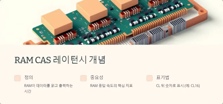 RAM CAS 레이턴시의 비밀 게이밍 성능에 미치는 영향과 최적화 방법