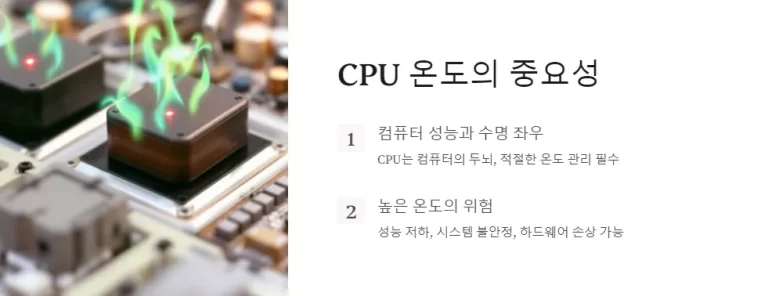 CPU 온도 관리의 비밀 적정 온도부터 성능 최적화까지 완벽 가이드