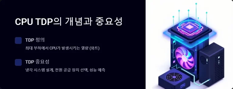 CPU TDP의 진실 알아보기 실제 전력소비와 차이점