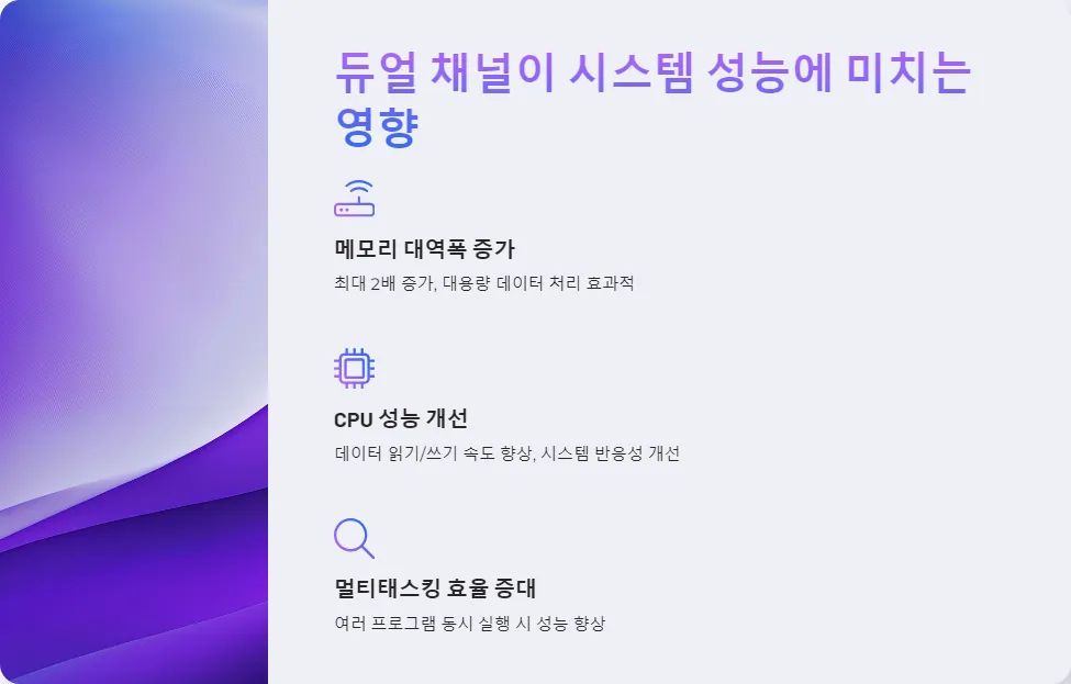 RAM 듀얼 채널 성능 향상_2