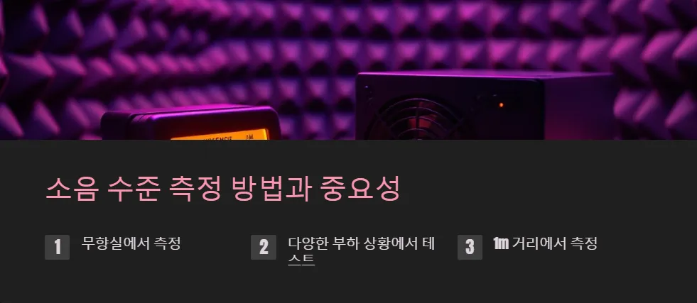 고성능 파워서플라이 소음 비교_2