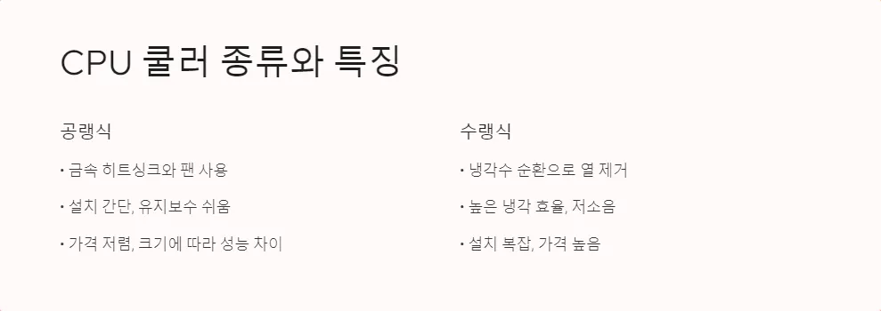 CPU 쿨러 선택 가이드_2