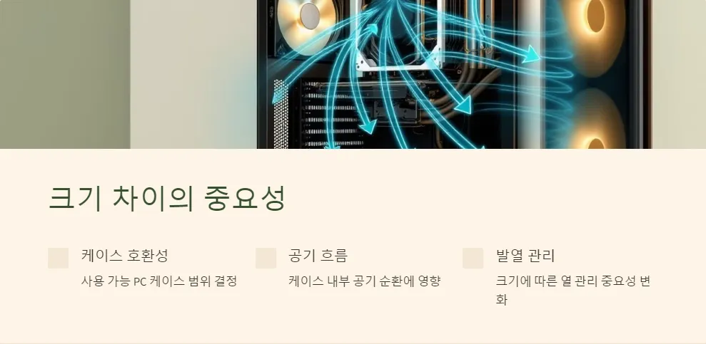 ATX SFX 파워서플라이 크기 비교_2