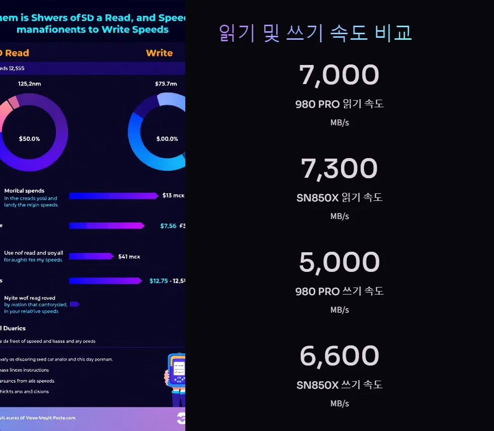 삼성 980 PRO WD Black SN850X 성능 비교_2