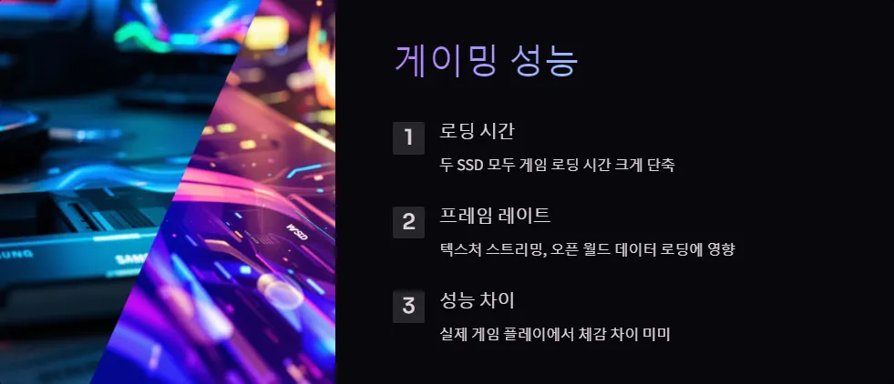 삼성 980 PRO WD Black SN850X 성능 비교_3