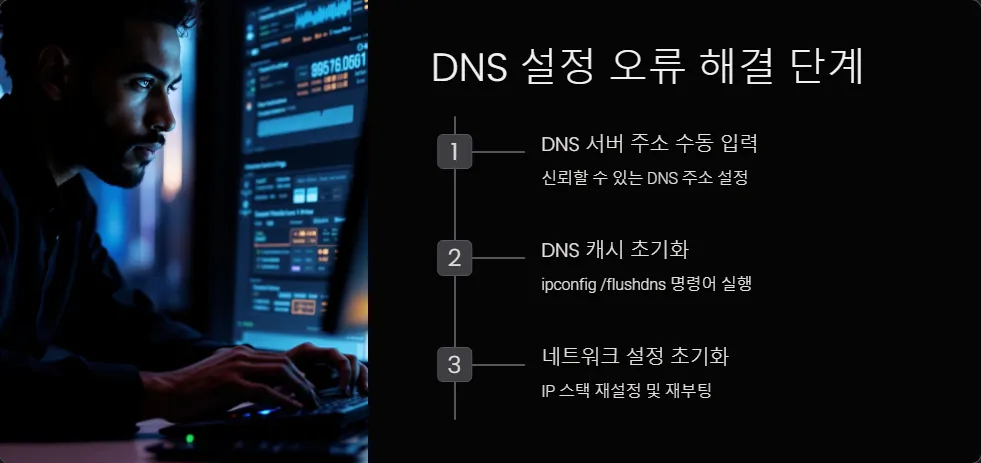 DNS 설정 오류 해결 방법_3