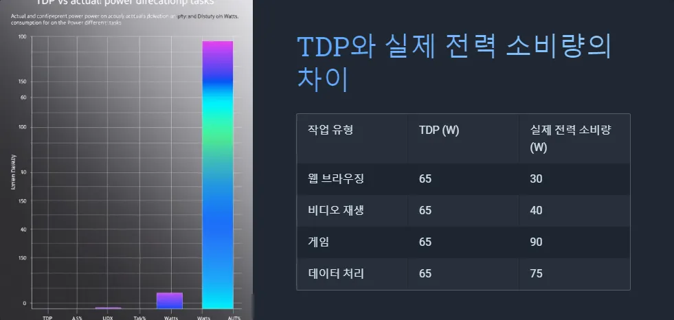 CPU TDP와 실제 전력 소비량의 상관관계 분석과 오해_3