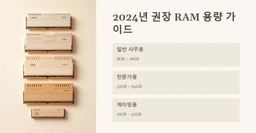 RAM 용량 컴퓨터 성능_3