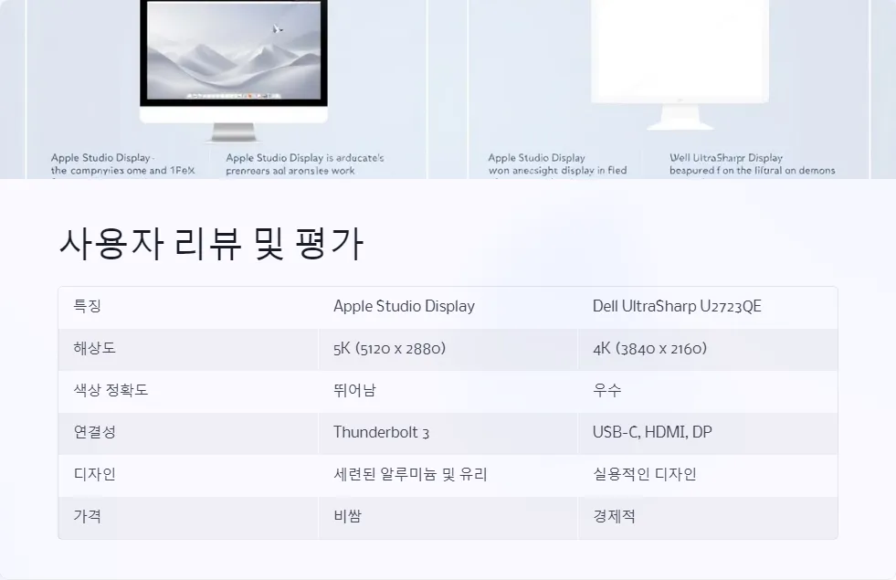 Apple Studio Display와 Dell UltraSharp U2723QE 비교_4