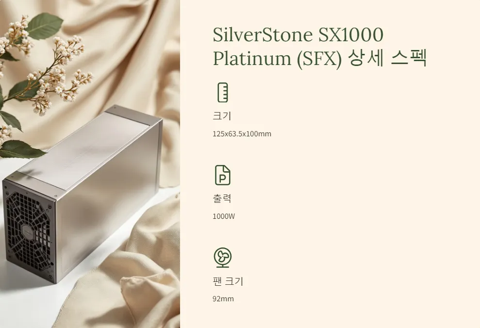 ATX SFX 파워서플라이 크기 비교_4