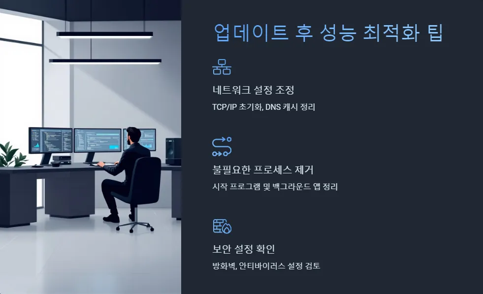 네트워크 드라이버 업데이트 인터넷 속도_4