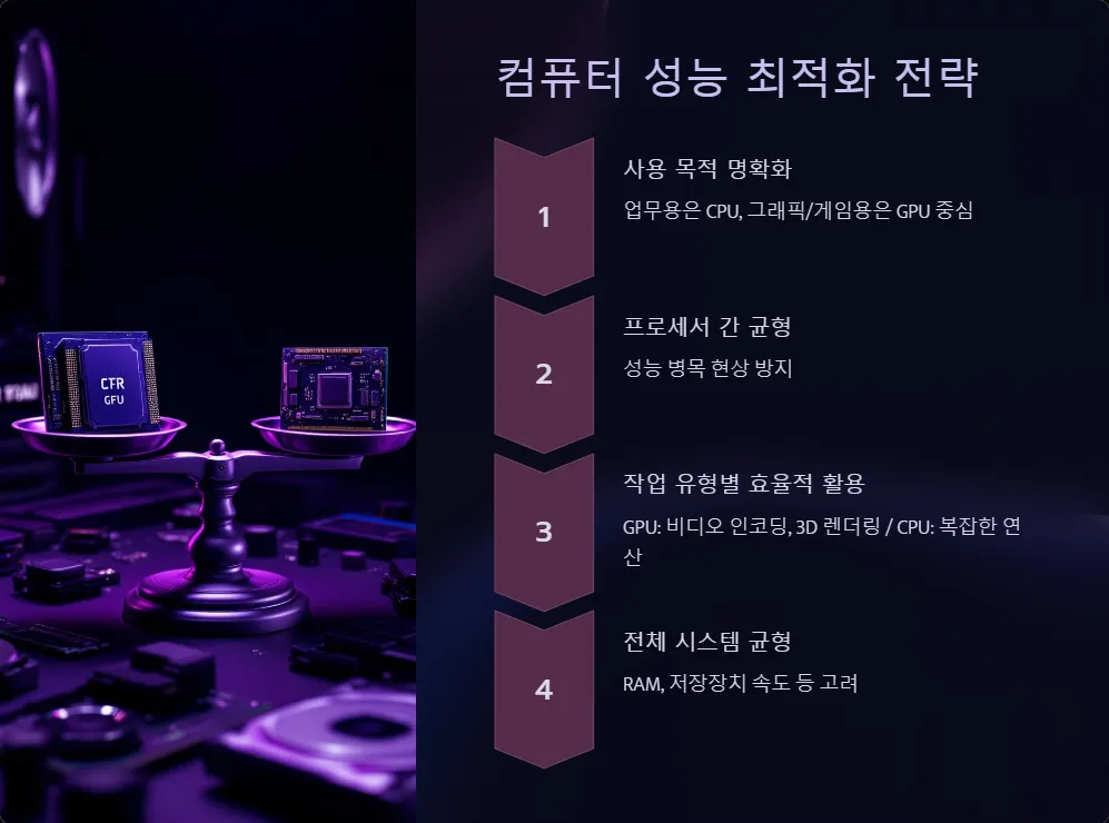 CPU와 GPU 차이점 컴퓨터 성능 향상_4
