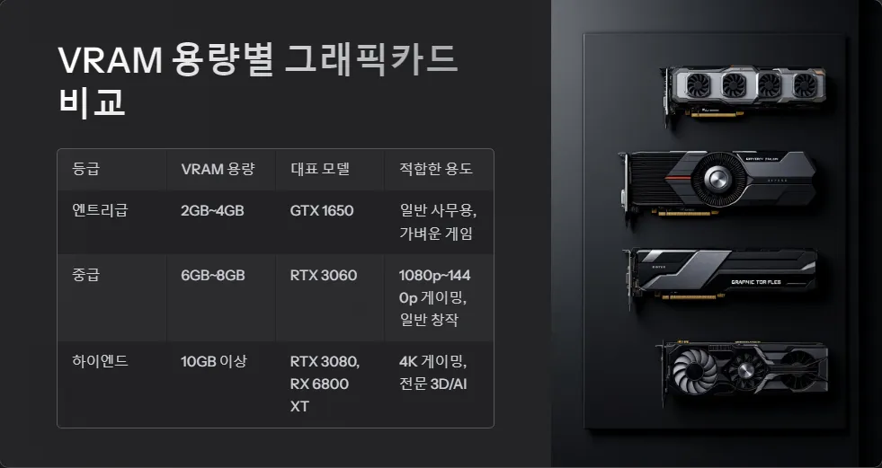 그래픽카드 VRAM 용량 선택_4