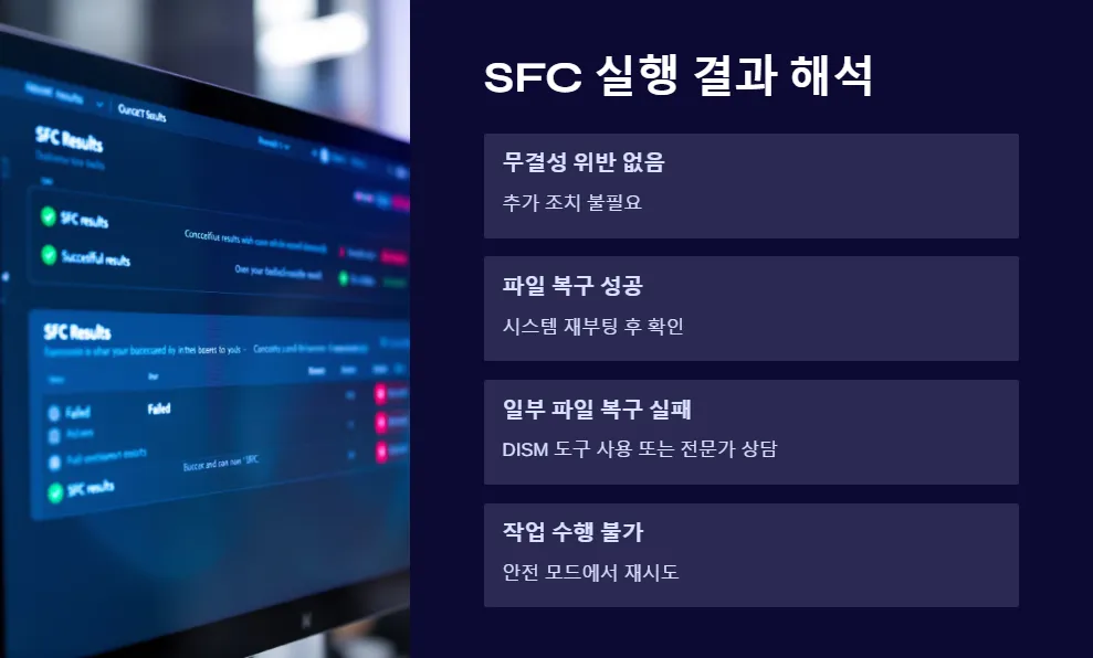 시스템 파일 복구 SFC 명령어로 윈도우 오류 해결하기_4