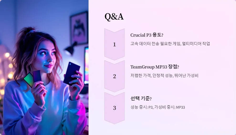 마이크론 Crucial P3와 TeamGroup MP33 가성비_5