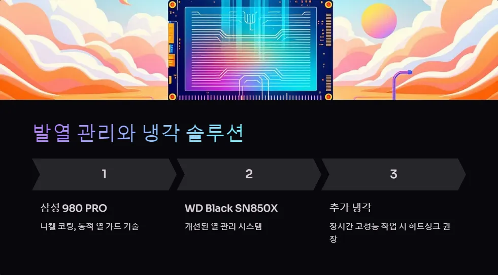 삼성 980 PRO WD Black SN850X 성능 비교_5