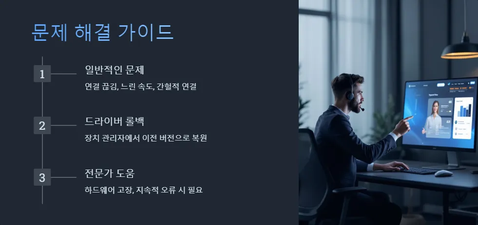 네트워크 드라이버 업데이트 인터넷 속도_5