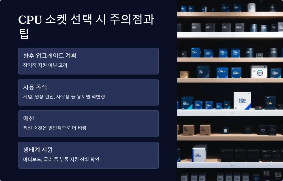 CPU 소켓 타입 이해하기 컴퓨터 업그레이드의 핵심 요소_5