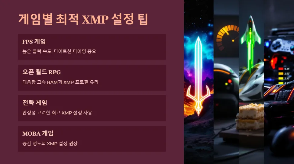 RAM XMP 프로필 게임 성능_5