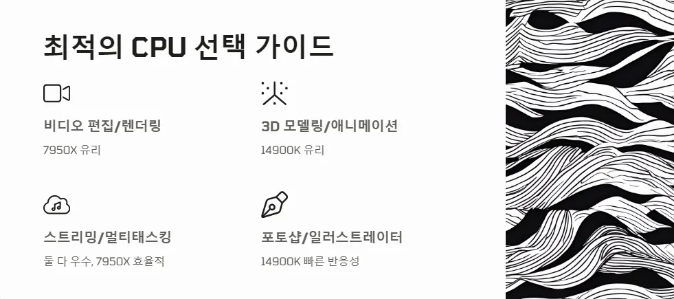 콘텐츠 제작자를 위한 CPU 대결 7950X vs 14900K_6