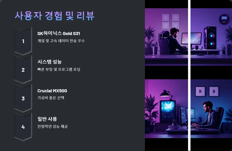 SK하이닉스 Gold S31과 Crucial MX500 수명 비교_6