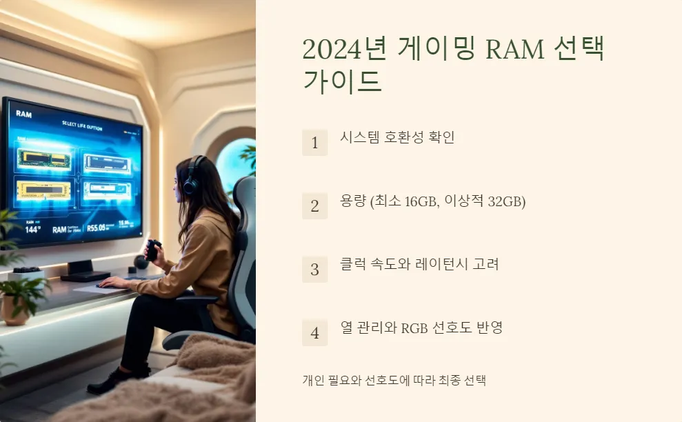 게이밍 RAM 성능 대결 2024_7