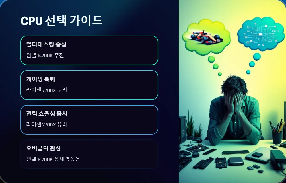 인텔 14700K vs 라이젠 7700X_7