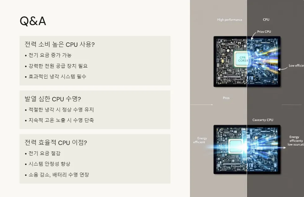 인텔 AMD CPU 전력 발열 비교_7