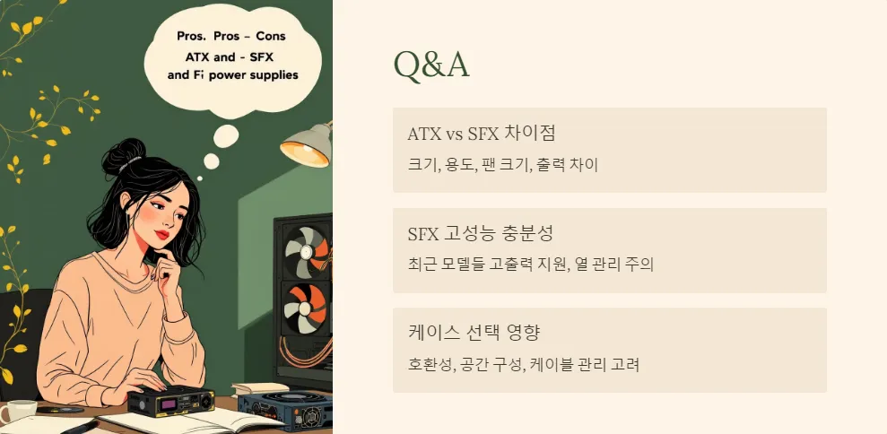 ATX SFX 파워서플라이 크기 비교_7