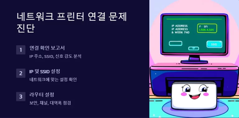 프린터 연결 오류 해결 방법 총정리