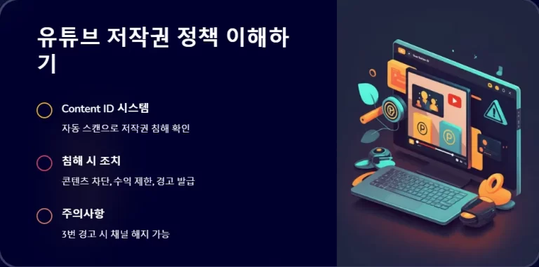 유튜브 저작권 침해 대처법과 합법적 콘텐츠 활용 꿀팁