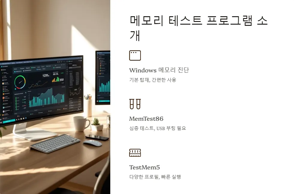 윈도우11 메모리 불량 테스트 프로그램 사용법_2