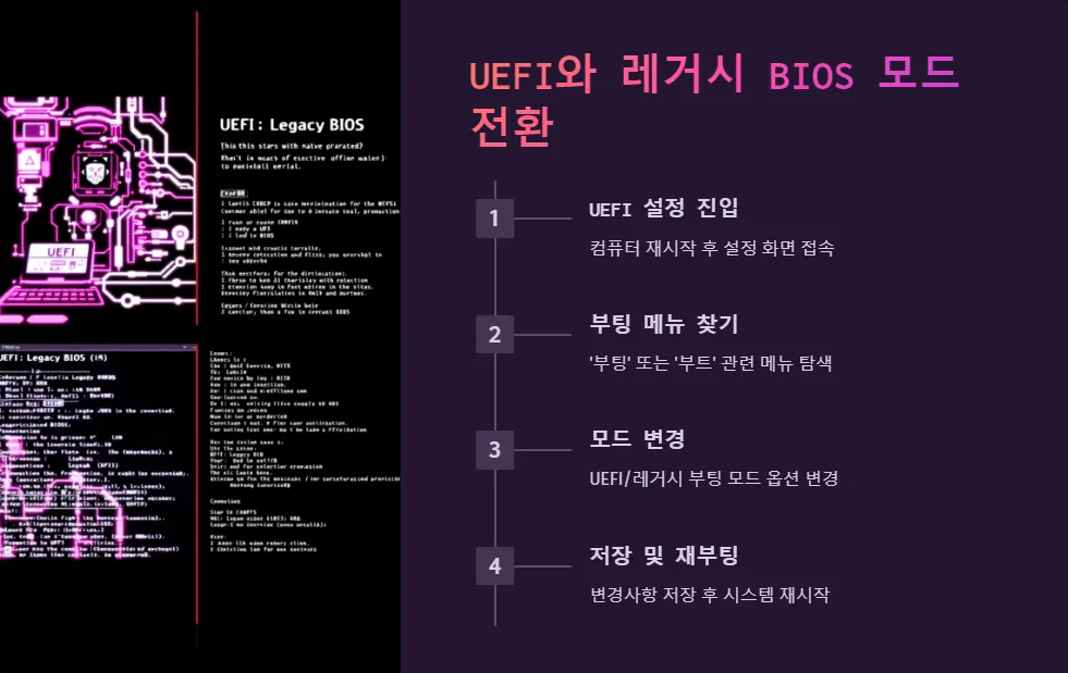 UEFI 바이오스 설정_4